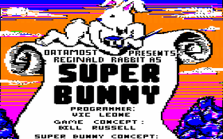 Super Bunny Title Screen